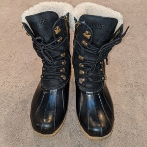 Sperry duck boots J Crew